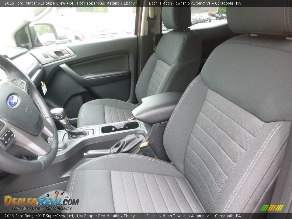 2019 Ford Ranger XLT SuperCrew 4x4 Hot Pepper Red Metallic / Ebony Photo #10