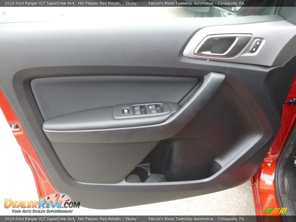 2019 Ford Ranger XLT SuperCrew 4x4 Hot Pepper Red Metallic / Ebony Photo #11