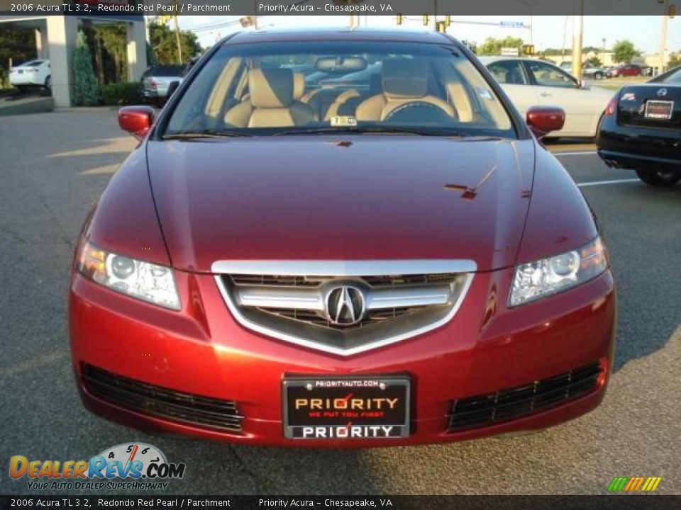 2006 Acura TL 3.2 Redondo Red Pearl / Parchment Photo #6