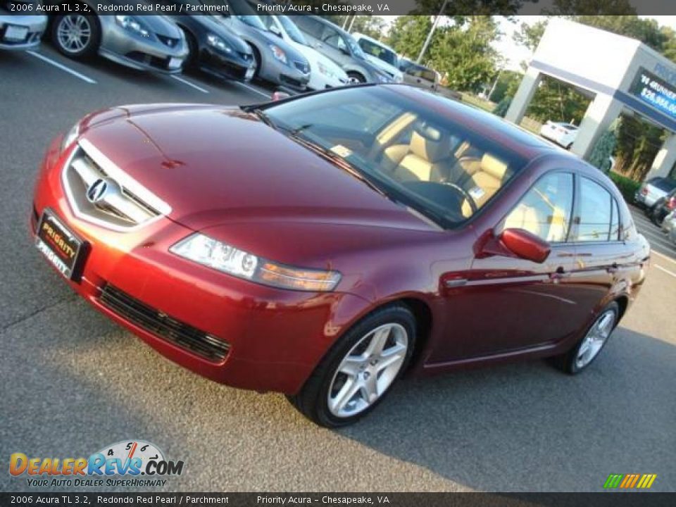 2006 Acura TL 3.2 Redondo Red Pearl / Parchment Photo #7
