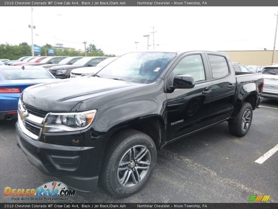 2019 Chevrolet Colorado WT Crew Cab 4x4 Black / Jet Black/Dark Ash Photo #1