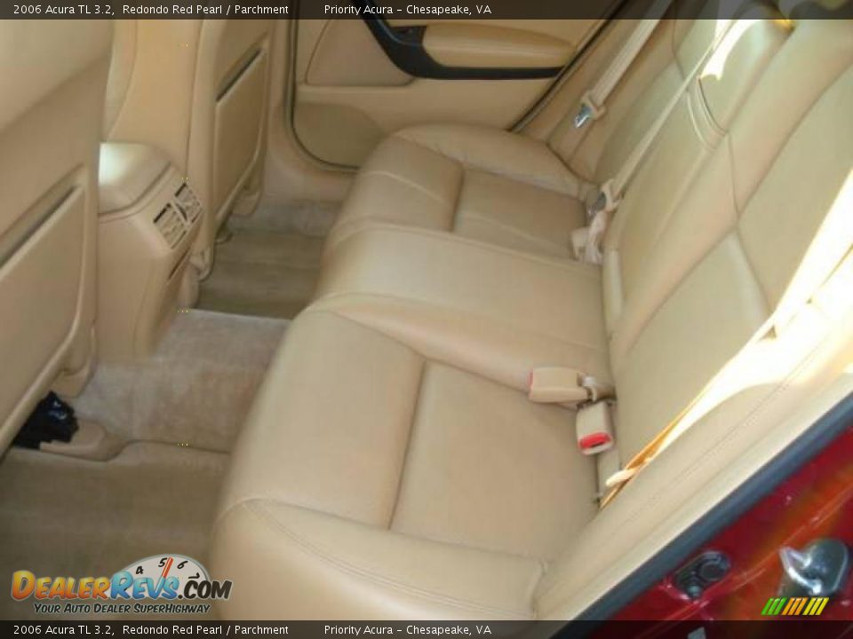 2006 Acura TL 3.2 Redondo Red Pearl / Parchment Photo #10