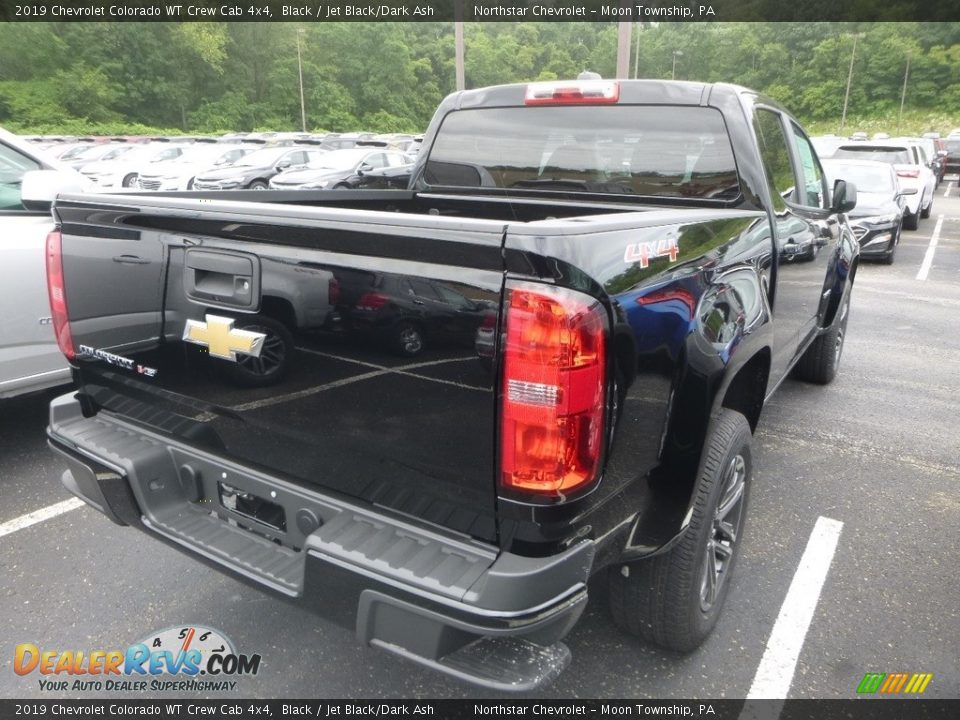 2019 Chevrolet Colorado WT Crew Cab 4x4 Black / Jet Black/Dark Ash Photo #4