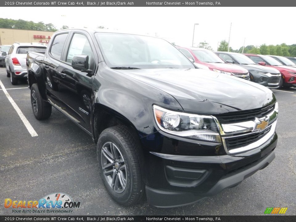 2019 Chevrolet Colorado WT Crew Cab 4x4 Black / Jet Black/Dark Ash Photo #5