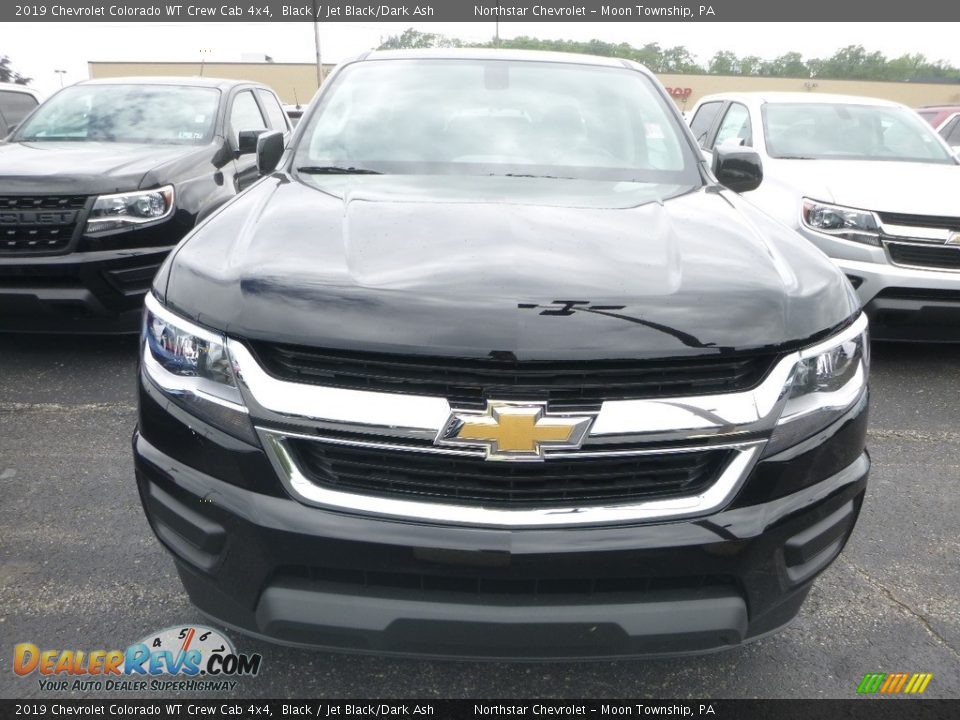 2019 Chevrolet Colorado WT Crew Cab 4x4 Black / Jet Black/Dark Ash Photo #6