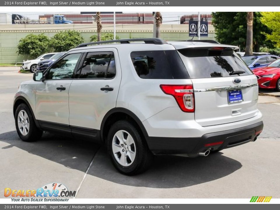 2014 Ford Explorer FWD Ingot Silver / Medium Light Stone Photo #5