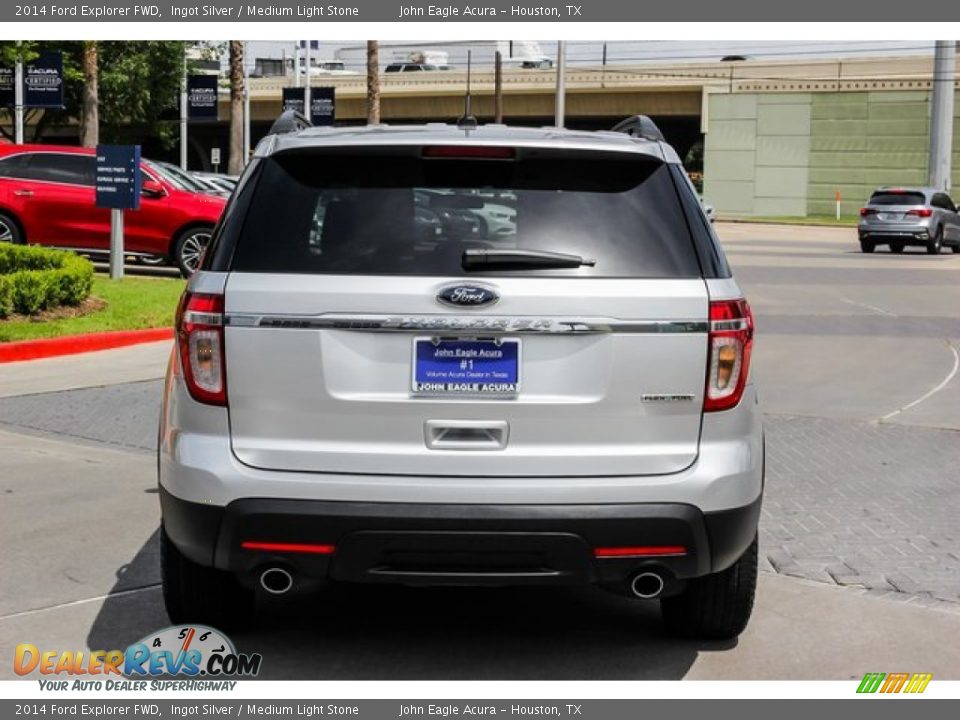 2014 Ford Explorer FWD Ingot Silver / Medium Light Stone Photo #6