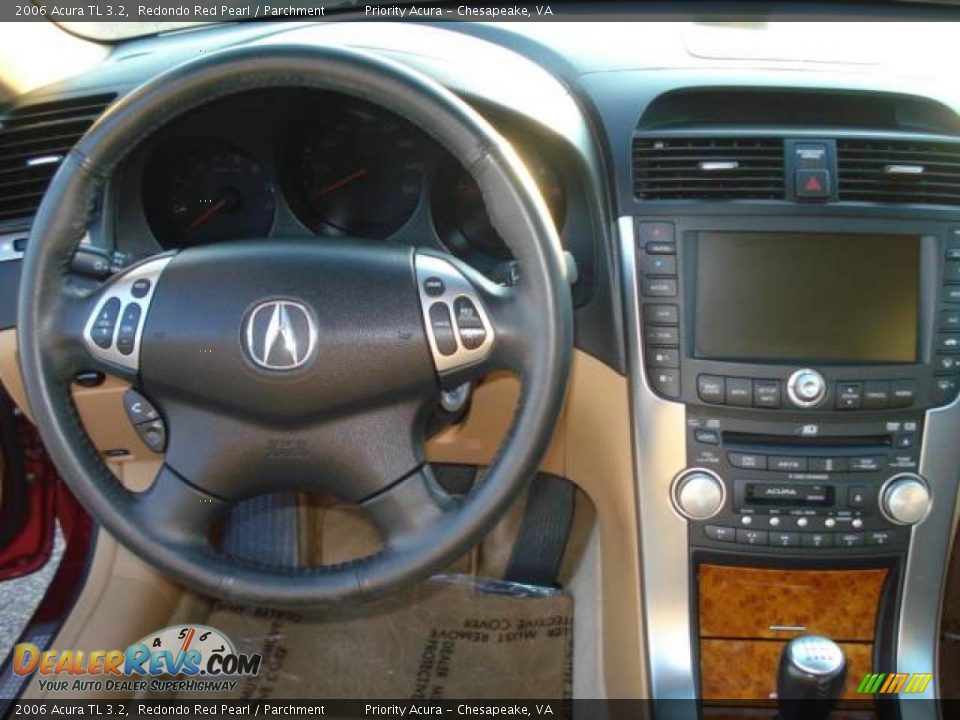 2006 Acura TL 3.2 Redondo Red Pearl / Parchment Photo #11
