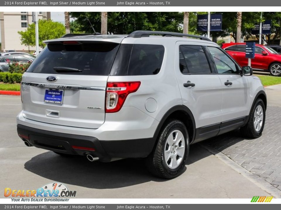 2014 Ford Explorer FWD Ingot Silver / Medium Light Stone Photo #7