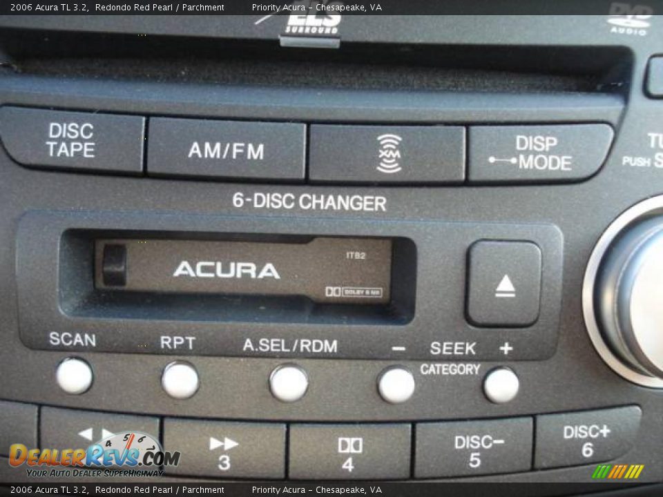 2006 Acura TL 3.2 Redondo Red Pearl / Parchment Photo #14