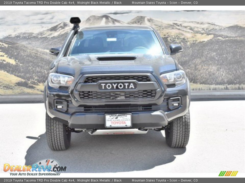 2019 Toyota Tacoma TRD Pro Double Cab 4x4 Midnight Black Metallic / Black Photo #2