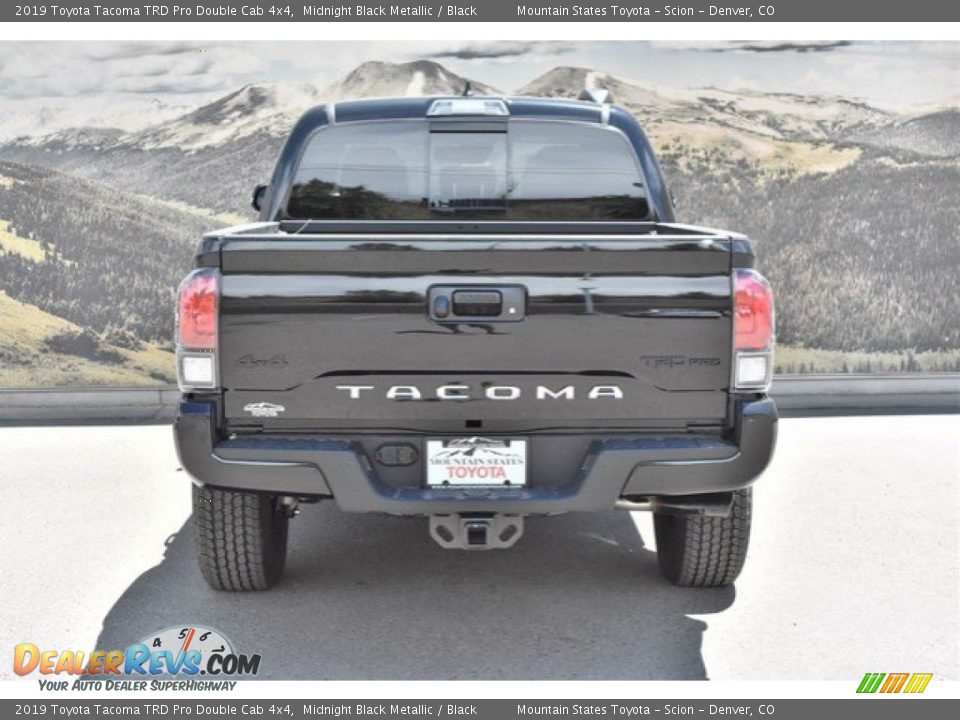 2019 Toyota Tacoma TRD Pro Double Cab 4x4 Midnight Black Metallic / Black Photo #4