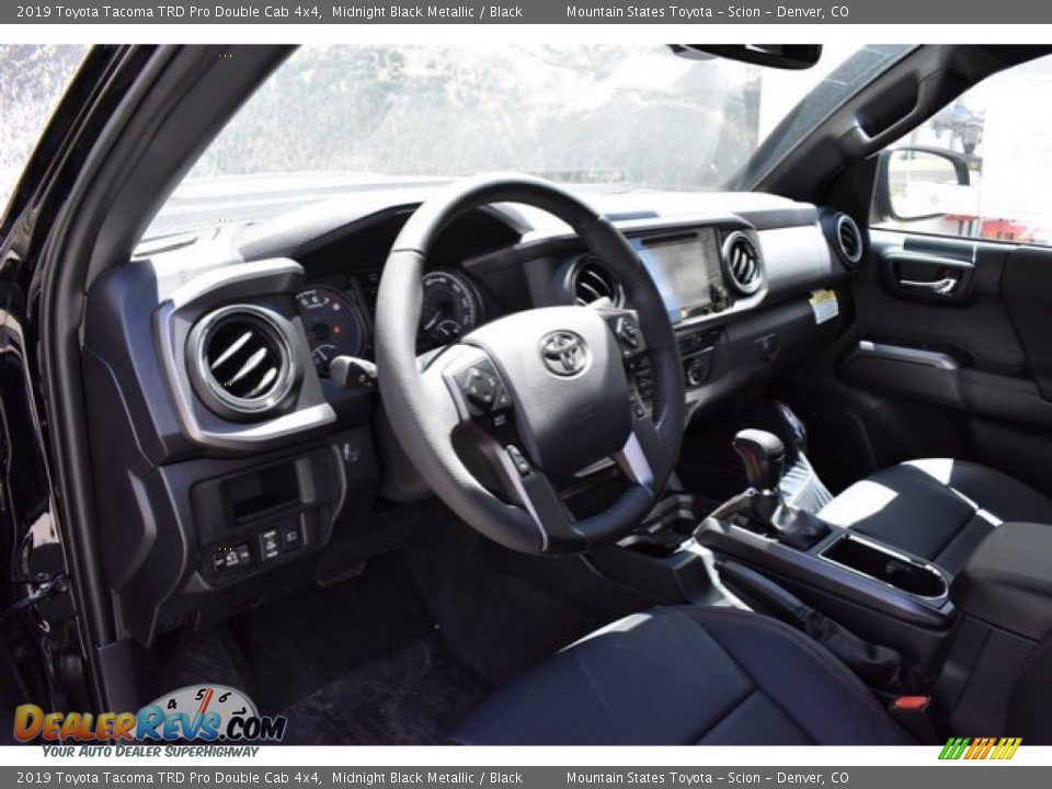 2019 Toyota Tacoma TRD Pro Double Cab 4x4 Midnight Black Metallic / Black Photo #5