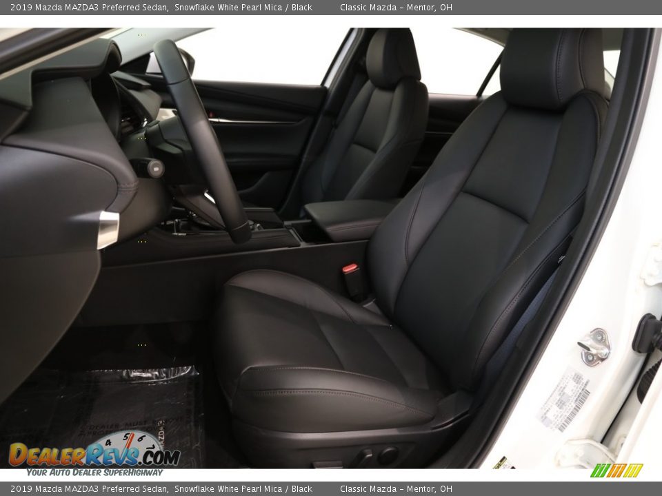 2019 Mazda MAZDA3 Preferred Sedan Snowflake White Pearl Mica / Black Photo #5