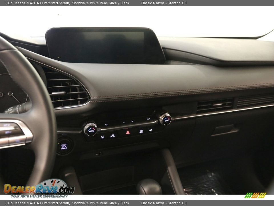 2019 Mazda MAZDA3 Preferred Sedan Snowflake White Pearl Mica / Black Photo #9