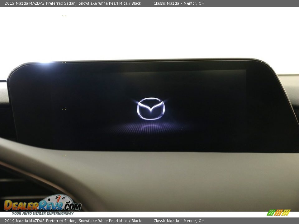 2019 Mazda MAZDA3 Preferred Sedan Snowflake White Pearl Mica / Black Photo #10