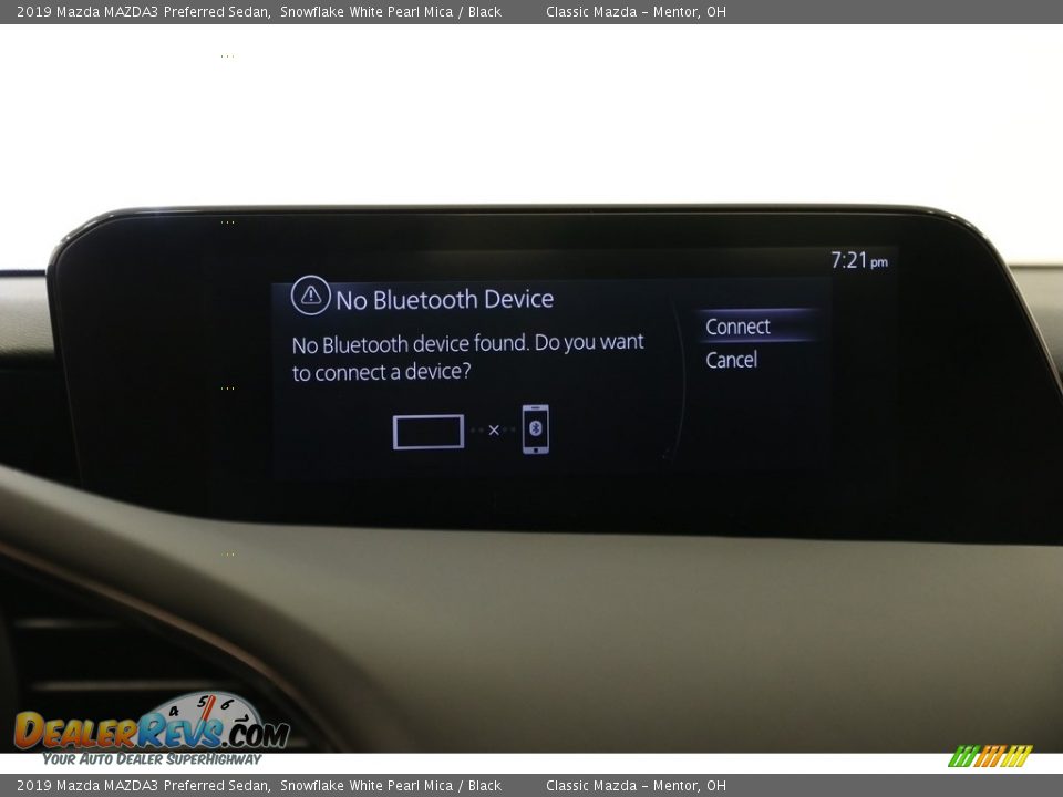 2019 Mazda MAZDA3 Preferred Sedan Snowflake White Pearl Mica / Black Photo #12