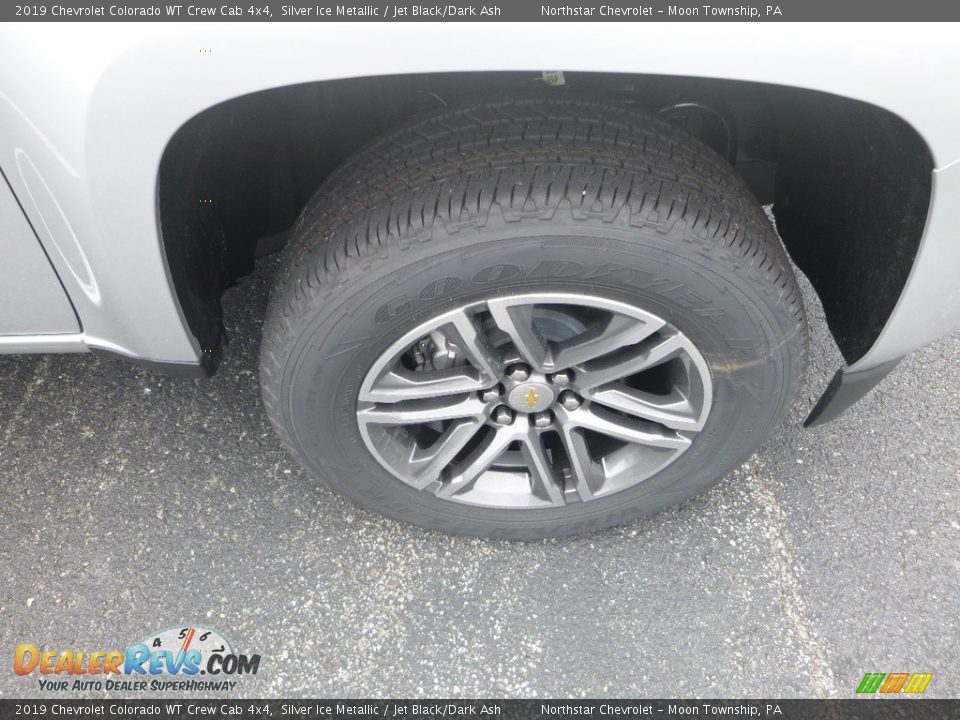 2019 Chevrolet Colorado WT Crew Cab 4x4 Silver Ice Metallic / Jet Black/Dark Ash Photo #7