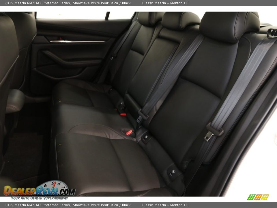 2019 Mazda MAZDA3 Preferred Sedan Snowflake White Pearl Mica / Black Photo #19