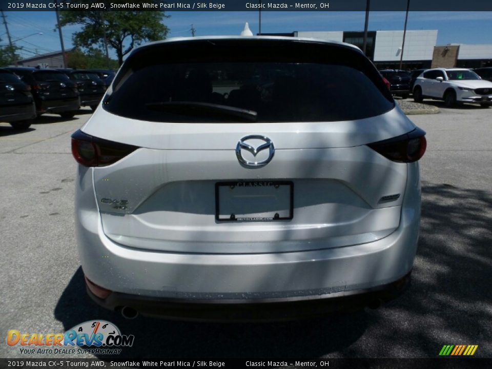 2019 Mazda CX-5 Touring AWD Snowflake White Pearl Mica / Silk Beige Photo #6