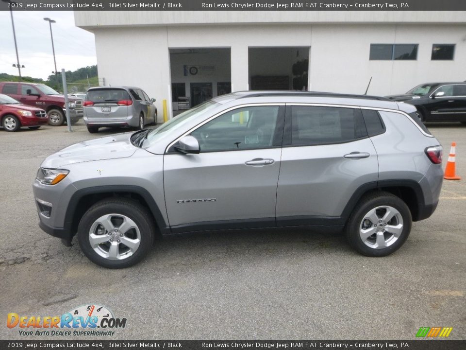 2019 Jeep Compass Latitude 4x4 Billet Silver Metallic / Black Photo #2