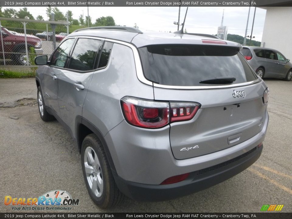 2019 Jeep Compass Latitude 4x4 Billet Silver Metallic / Black Photo #3