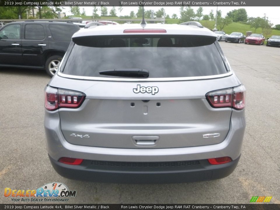 2019 Jeep Compass Latitude 4x4 Billet Silver Metallic / Black Photo #4