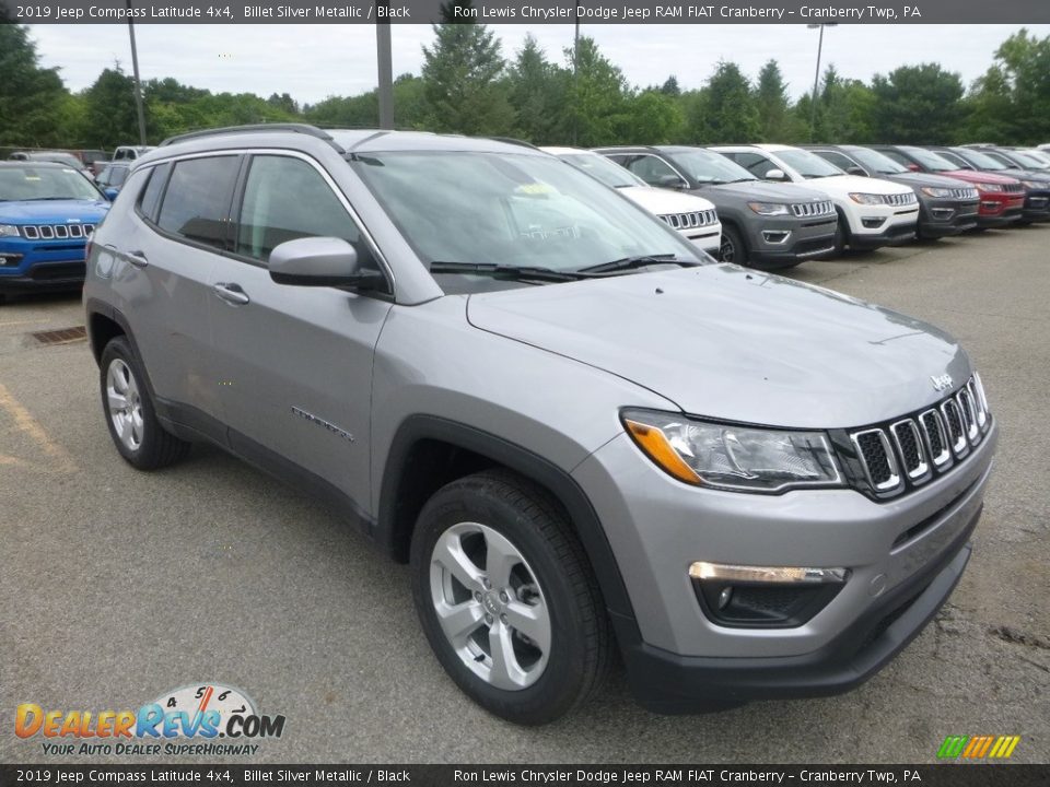 2019 Jeep Compass Latitude 4x4 Billet Silver Metallic / Black Photo #7