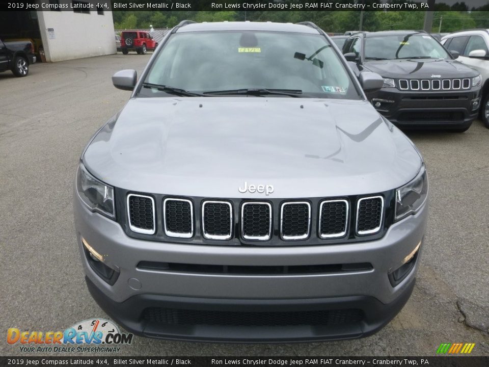 2019 Jeep Compass Latitude 4x4 Billet Silver Metallic / Black Photo #8