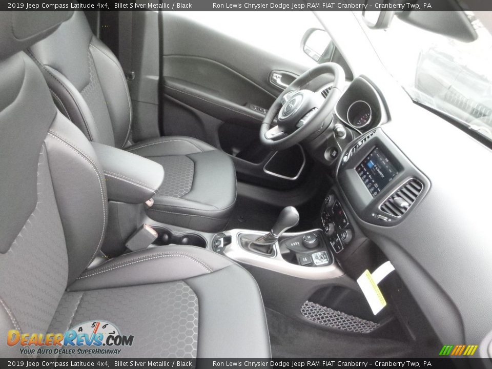 2019 Jeep Compass Latitude 4x4 Billet Silver Metallic / Black Photo #9