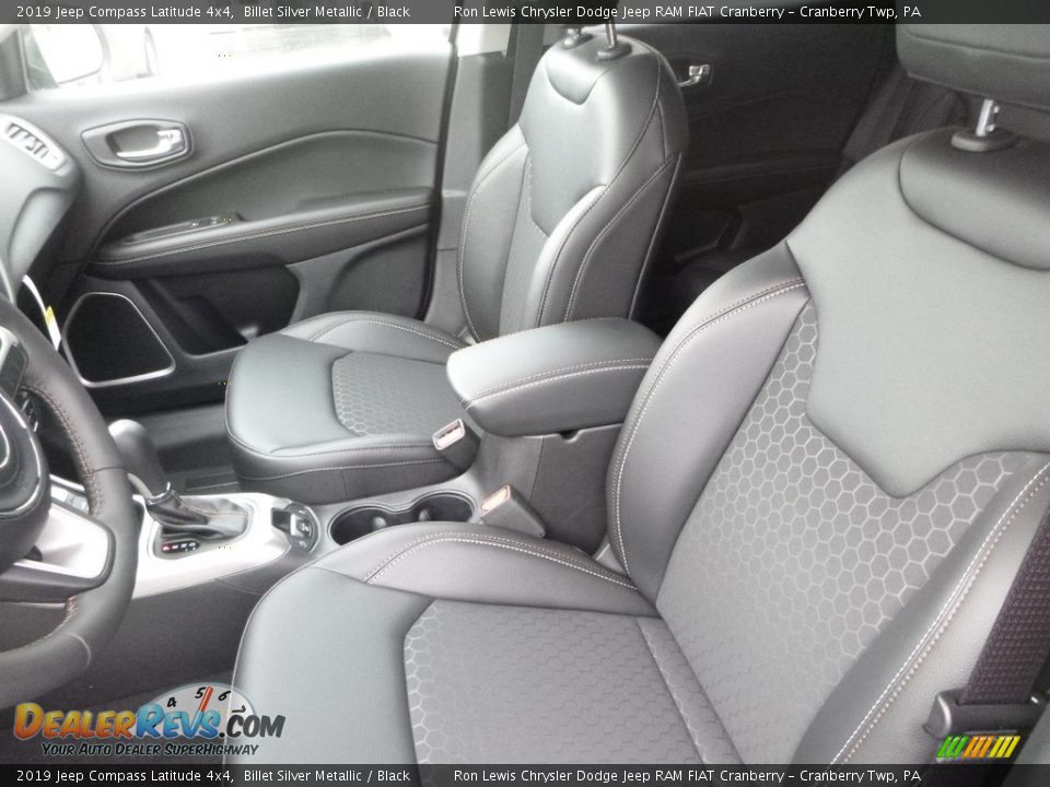 2019 Jeep Compass Latitude 4x4 Billet Silver Metallic / Black Photo #15