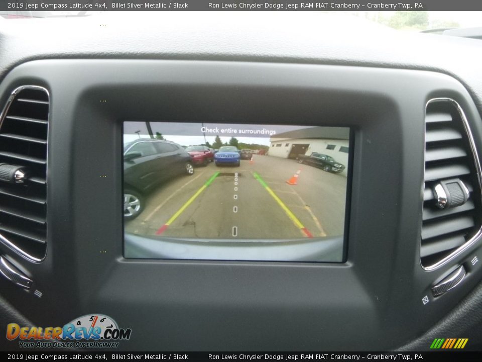 2019 Jeep Compass Latitude 4x4 Billet Silver Metallic / Black Photo #17