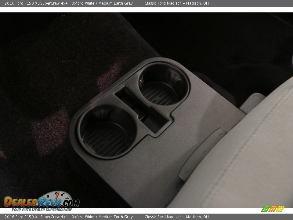 2016 Ford F150 XL SuperCrew 4x4 Oxford White / Medium Earth Gray Photo #13