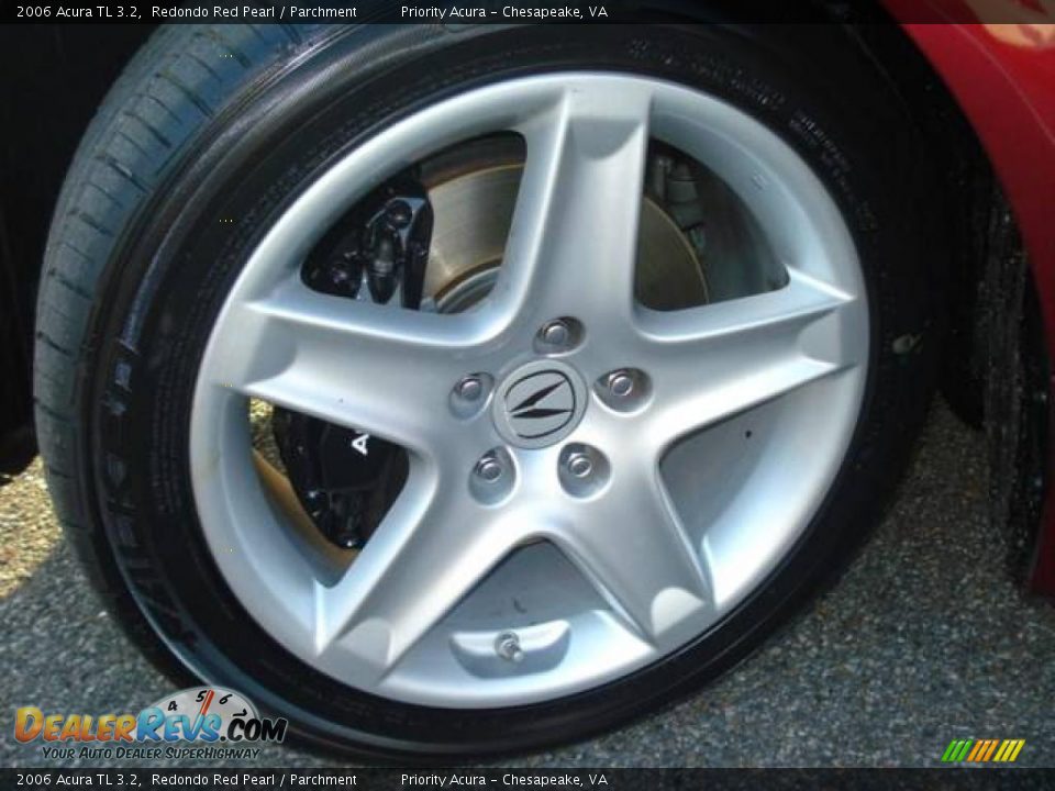 2006 Acura TL 3.2 Redondo Red Pearl / Parchment Photo #22