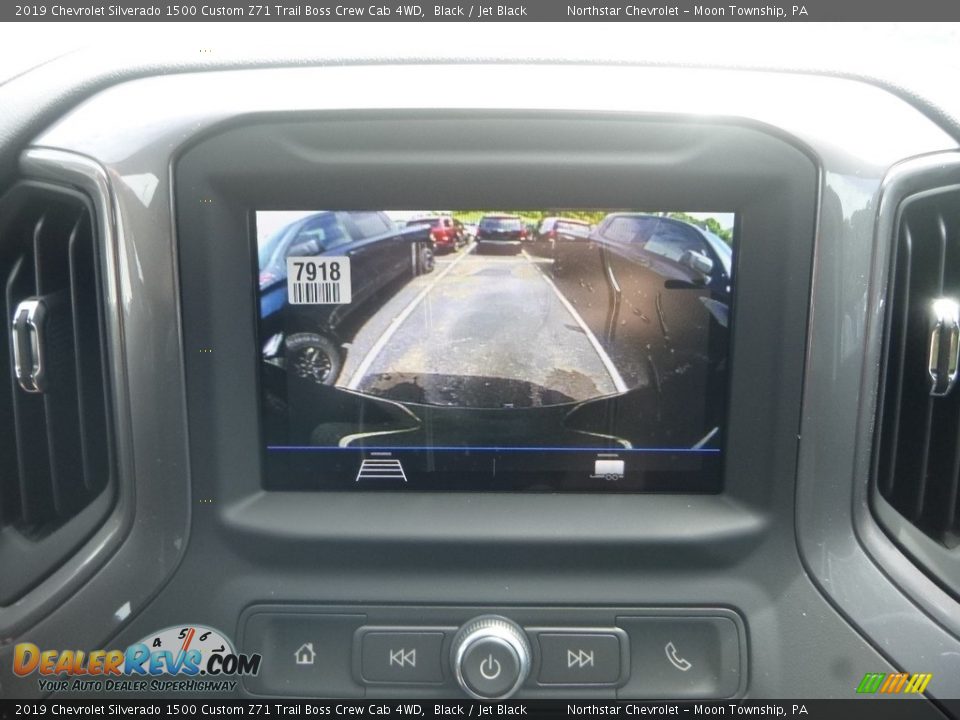 2019 Chevrolet Silverado 1500 Custom Z71 Trail Boss Crew Cab 4WD Black / Jet Black Photo #18