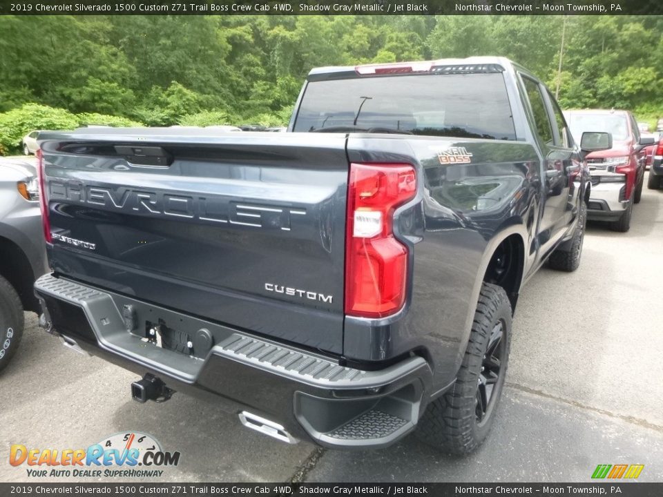 2019 Chevrolet Silverado 1500 Custom Z71 Trail Boss Crew Cab 4WD Shadow Gray Metallic / Jet Black Photo #5