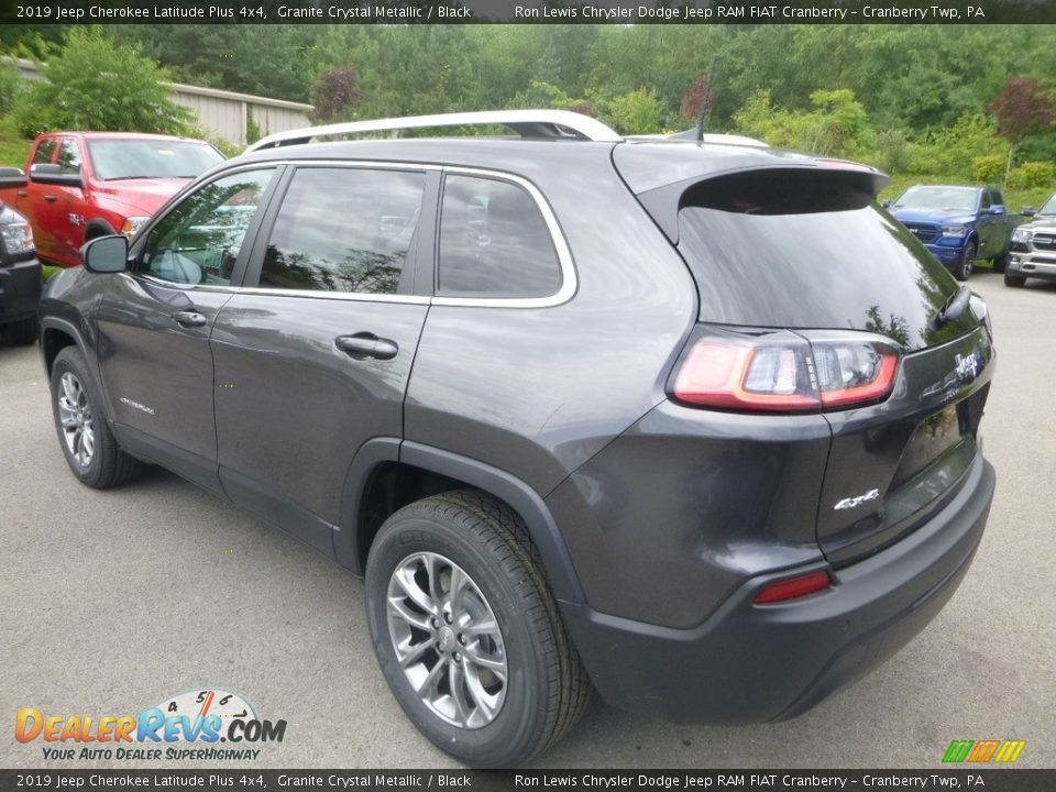 2019 Jeep Cherokee Latitude Plus 4x4 Granite Crystal Metallic / Black Photo #3