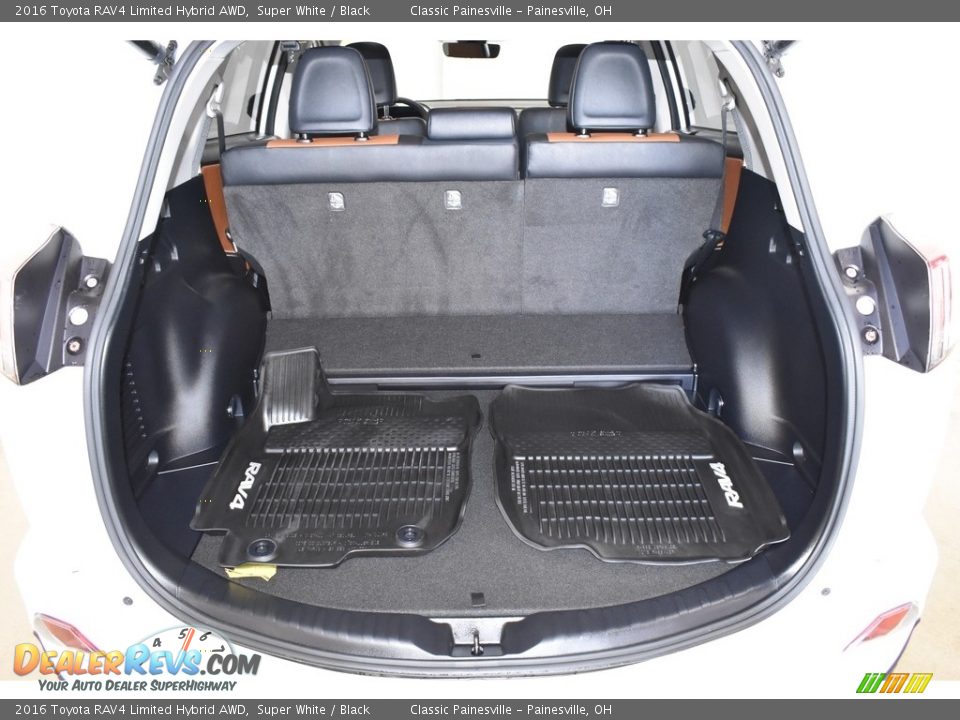 2016 Toyota RAV4 Limited Hybrid AWD Super White / Black Photo #10