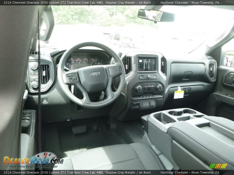 2019 Chevrolet Silverado 1500 Custom Z71 Trail Boss Crew Cab 4WD Shadow Gray Metallic / Jet Black Photo #13