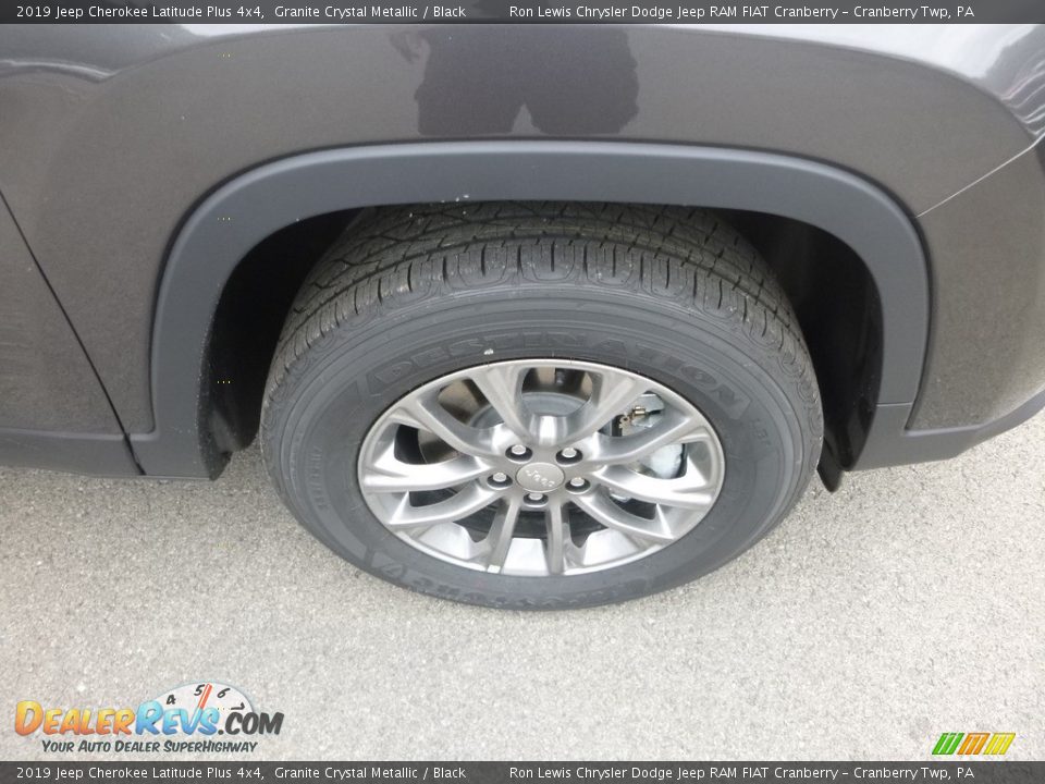 2019 Jeep Cherokee Latitude Plus 4x4 Granite Crystal Metallic / Black Photo #9