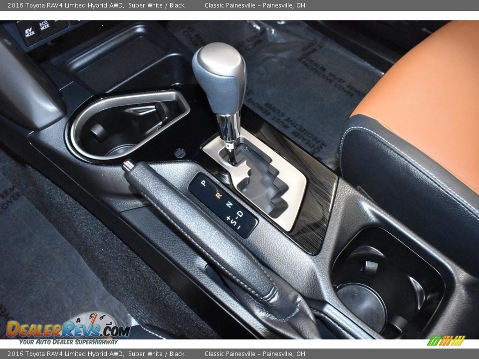 2016 Toyota RAV4 Limited Hybrid AWD Super White / Black Photo #16
