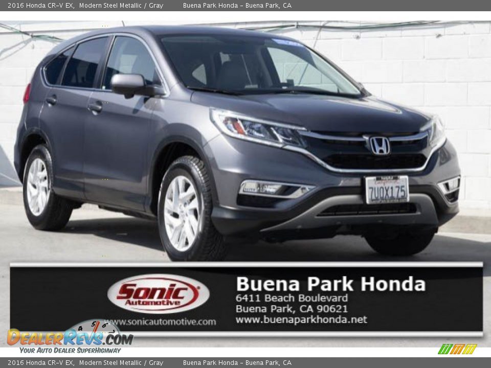 2016 Honda CR-V EX Modern Steel Metallic / Gray Photo #1