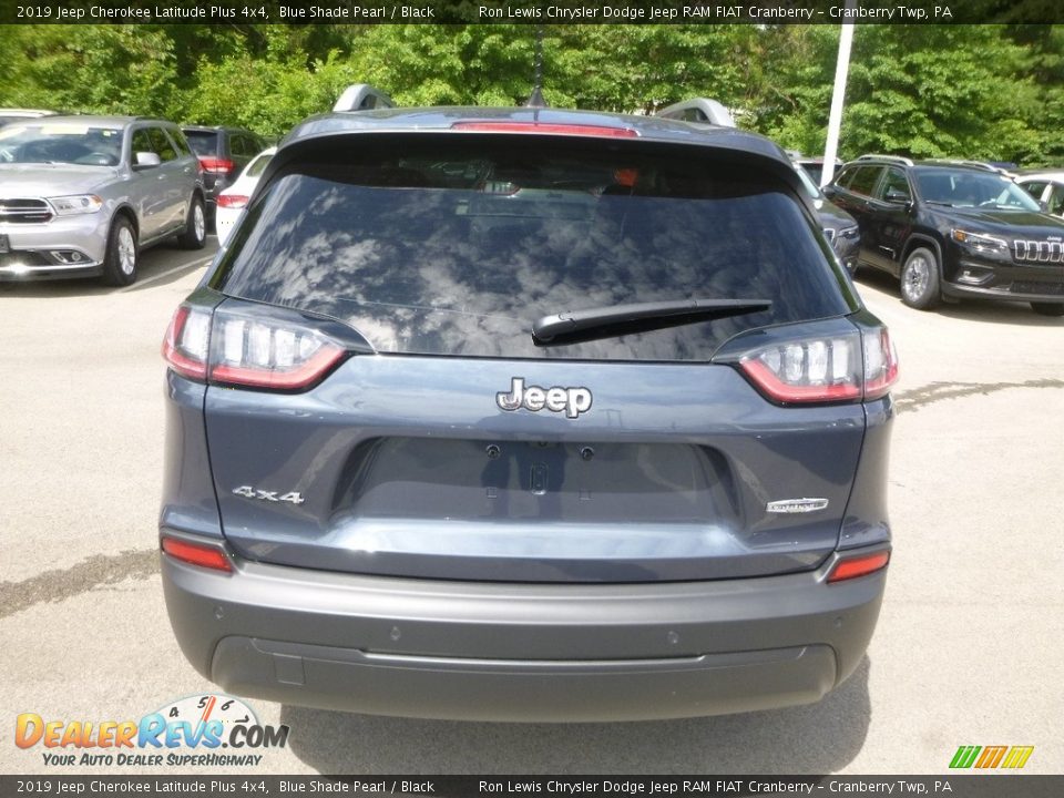 2019 Jeep Cherokee Latitude Plus 4x4 Blue Shade Pearl / Black Photo #4
