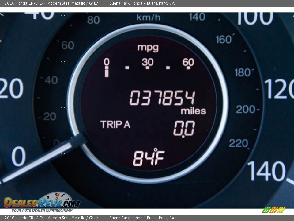 2016 Honda CR-V EX Modern Steel Metallic / Gray Photo #6