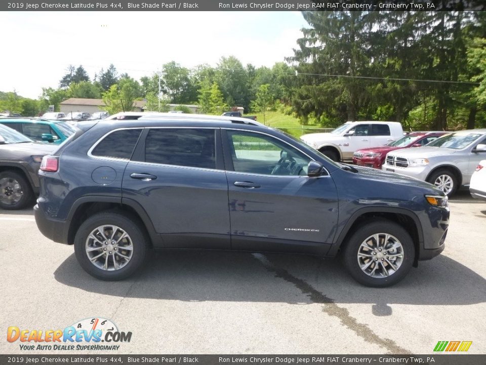 2019 Jeep Cherokee Latitude Plus 4x4 Blue Shade Pearl / Black Photo #6