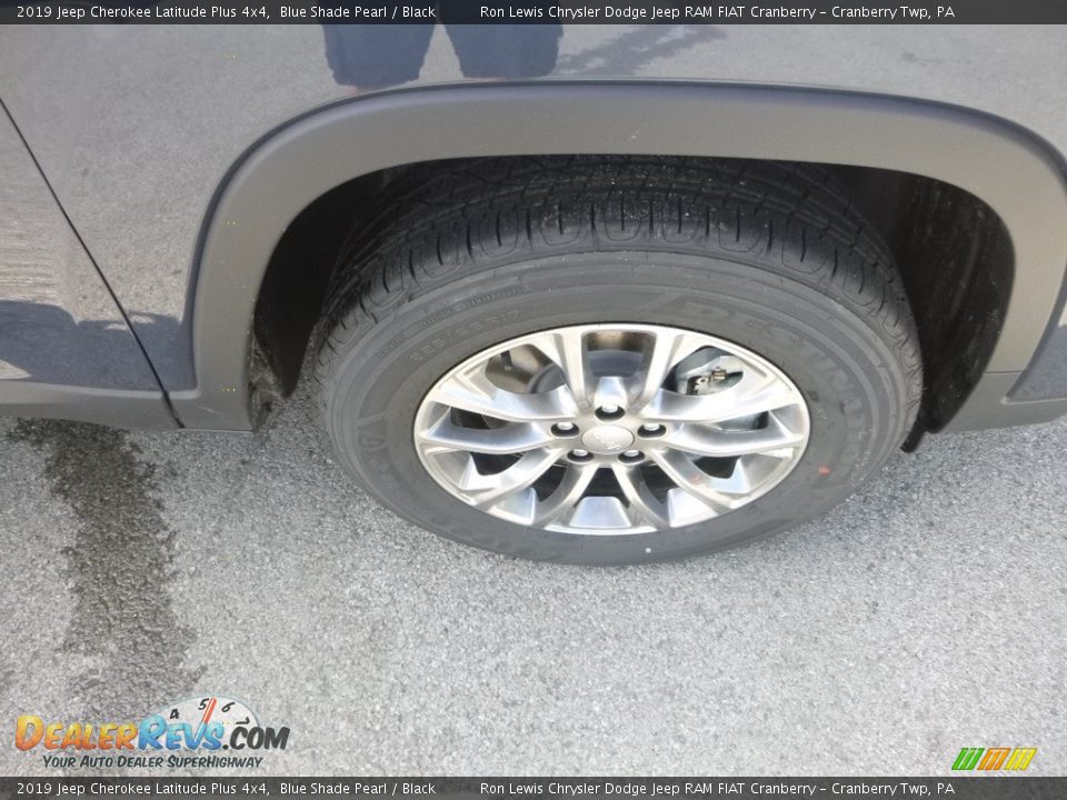 2019 Jeep Cherokee Latitude Plus 4x4 Blue Shade Pearl / Black Photo #9