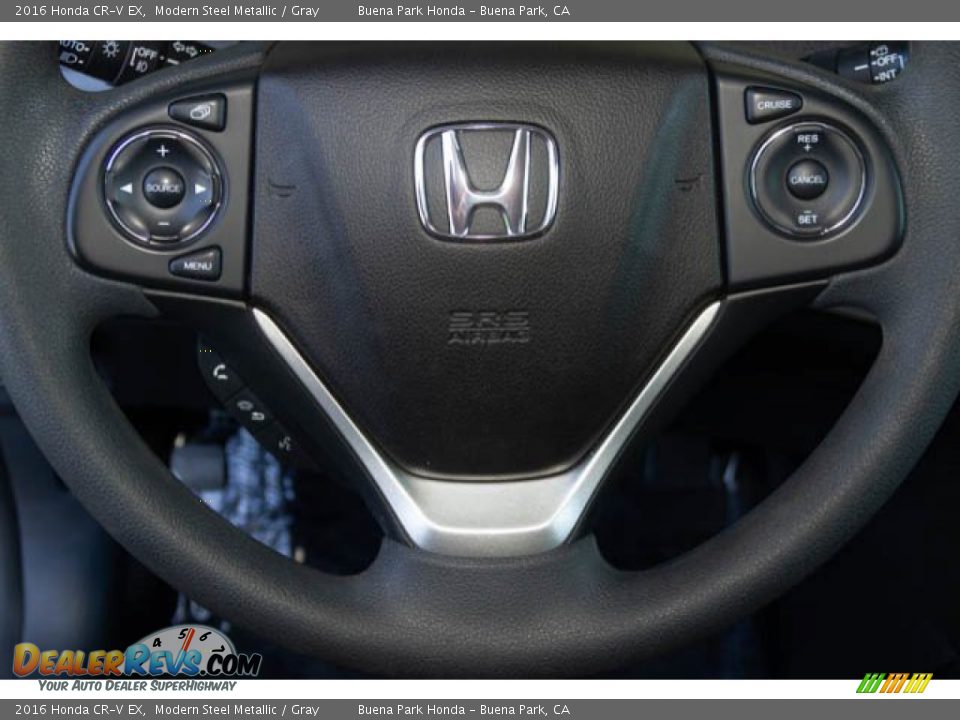 2016 Honda CR-V EX Modern Steel Metallic / Gray Photo #11