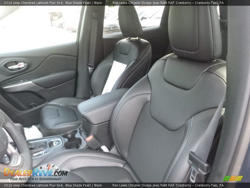 2019 Jeep Cherokee Latitude Plus 4x4 Blue Shade Pearl / Black Photo #14