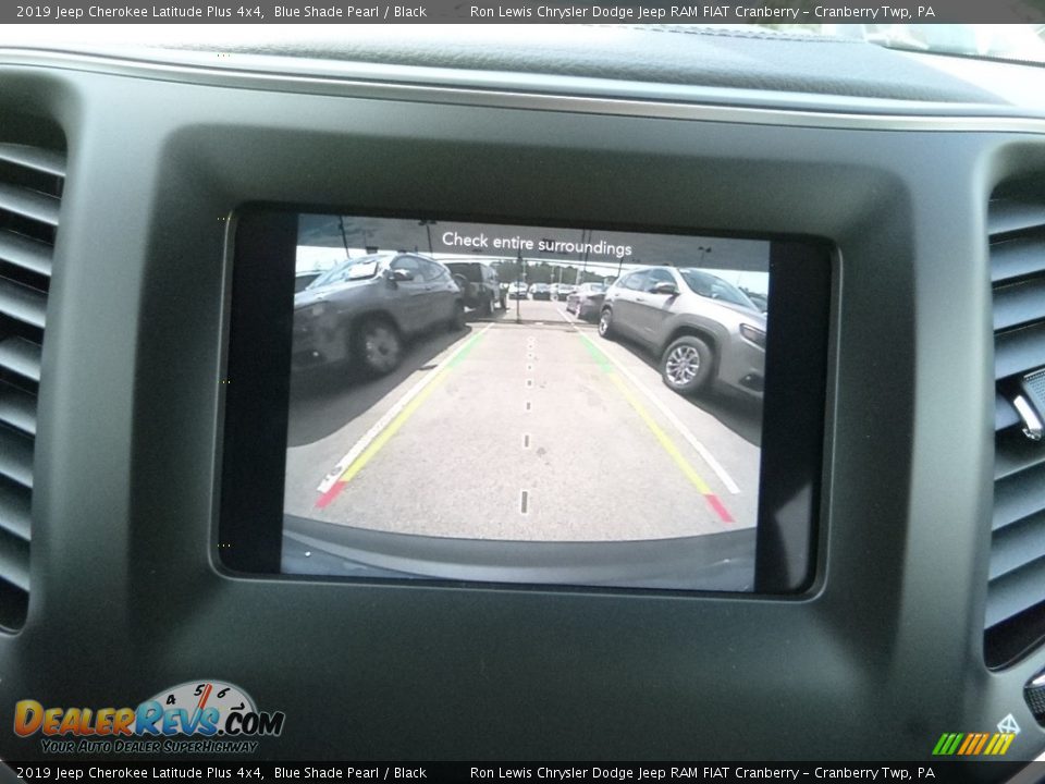 2019 Jeep Cherokee Latitude Plus 4x4 Blue Shade Pearl / Black Photo #17