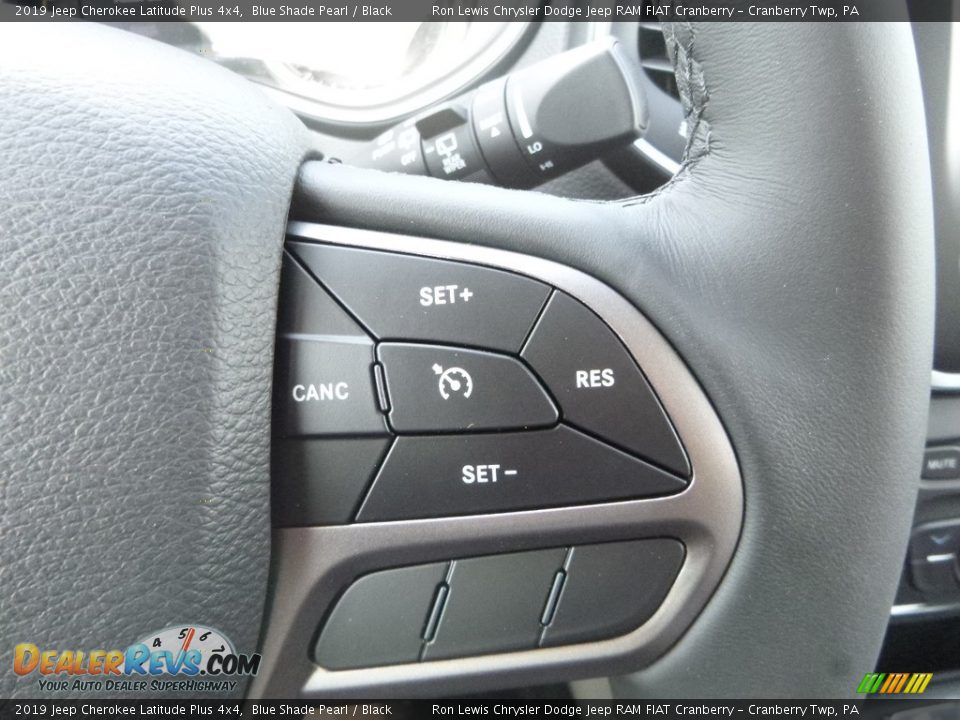 2019 Jeep Cherokee Latitude Plus 4x4 Blue Shade Pearl / Black Photo #18